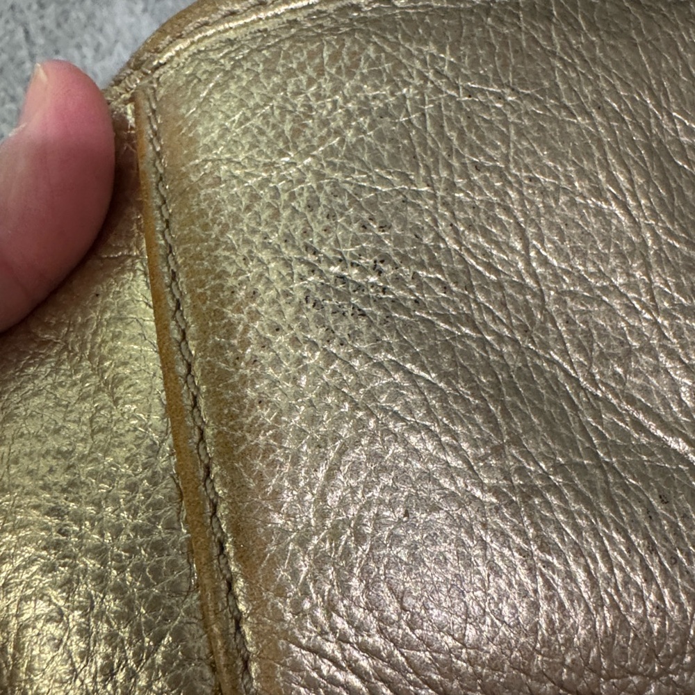 Michael Kors Metallic Gold Shoulder Bag - Picture 4 of 6